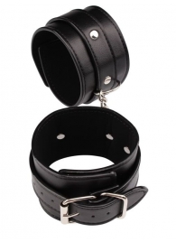 Черные оковы Classic Ankle Cuffs - Chisa - купить с доставкой в Волгодонске