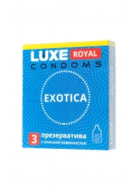 Текстурированные презервативы LUXE Royal Exotica - 3 шт. - Luxe - купить с доставкой в Волгодонске