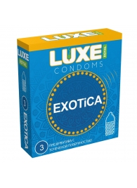 Текстурированные презервативы LUXE Royal Exotica - 3 шт. - Luxe - купить с доставкой в Волгодонске