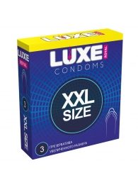 Презервативы увеличенного размера LUXE Royal XXL Size - 3 шт. - Luxe - купить с доставкой в Волгодонске