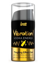 Жидкий интимный гель с эффектом вибрации Vibration! Vodka Energy - 15 мл. - INTT - купить с доставкой в Волгодонске