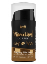 Жидкий интимный гель с эффектом вибрации Vibration! Coffee - 15 мл. - INTT - купить с доставкой в Волгодонске