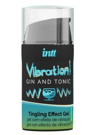 Жидкий интимный гель с эффектом вибрации Vibration! Gin   Tonic - 15 мл. - INTT - купить с доставкой в Волгодонске