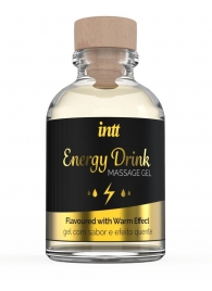 Массажный гель с согревающим эффектом Energy Drink - 30 мл. - INTT - купить с доставкой в Волгодонске