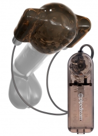 Дымчатый вибростимулятор головки пениса Dual Vibrating Head Teaser - Pipedream - в Волгодонске купить с доставкой
