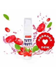 Гель-смазка Tutti-frutti со вкусом барбариса - 30 гр. - Биоритм - купить с доставкой в Волгодонске