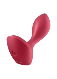 Красный вибромассажёр простаты Satisfyer Backdoor Lover - 14 см. - Satisfyer - в Волгодонске купить с доставкой