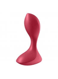 Красный вибромассажёр простаты Satisfyer Backdoor Lover - 14 см. - Satisfyer - в Волгодонске купить с доставкой