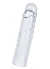 Прозрачная насадка-удлинитель Flawless Clear Penis Sleeve Add 1 - 15,5 см. - Lovetoy - в Волгодонске купить с доставкой