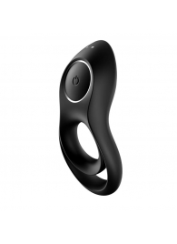 Черное эрекционное виброкольцо Legendary Duo - Satisfyer - в Волгодонске купить с доставкой