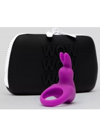 Фиолетовое эрекционное виброкольцо Happy Rabbit Cock Ring Kit - Happy Rabbit - в Волгодонске купить с доставкой