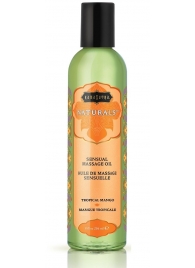 Массажное масло Naturals Tropical Mango с ароматом манго - 236 мл. - Kama Sutra - купить с доставкой в Волгодонске