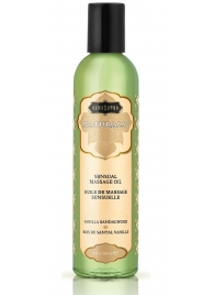 Массажное масло Naturals Vanilla Sandalwood с ароматом ванили и сандала - 236 мл. - Kama Sutra - купить с доставкой в Волгодонске