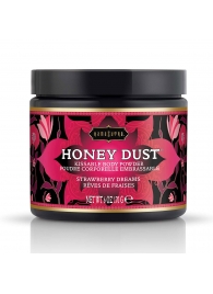 Пудра для тела Honey Dust Body Powder с ароматом клубники - 170 гр. - Kama Sutra - купить с доставкой в Волгодонске