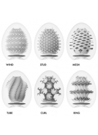 Набор из 6 мастурбаторов Tenga EGG IV с различным рельефом - Tenga - в Волгодонске купить с доставкой