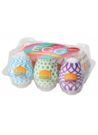 Набор из 6 мастурбаторов Tenga EGG IV с различным рельефом - Tenga - в Волгодонске купить с доставкой