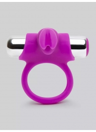 Лиловое виброкольцо с пультом ДУ Remote Control Cock Ring - Happy Rabbit - в Волгодонске купить с доставкой