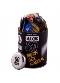 Текстурированные презервативы в кейсе MAXUS So Much Sex - 100 шт. - Maxus - купить с доставкой в Волгодонске
