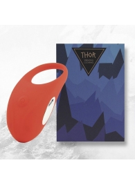Красное кольцо с вибрацией Thor Cockring - FeelzToys - в Волгодонске купить с доставкой