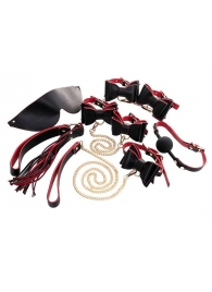 Черно-красный бондажный набор Bow-tie - ToyFa - купить с доставкой в Волгодонске