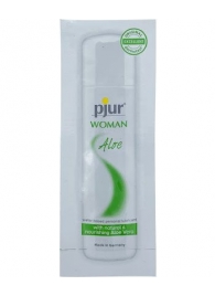 Лубрикант на водной основе pjur WOMAN Aloe - 2 мл. - Pjur - купить с доставкой в Волгодонске