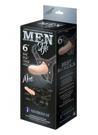Пустотелый фаллопротез MEN STYLE - 17,5 см. - LOVETOY (А-Полимер) - купить с доставкой в Волгодонске