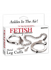 Металлические наручники Metal Leg Cuffs - Pipedream - купить с доставкой в Волгодонске
