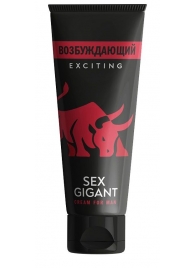 Возбуждающий крем для мужчин Sex Gigant - 80 мл. - Миагра - купить с доставкой в Волгодонске