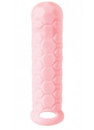 Розовый фаллоудлинитель Homme Long - 15,5 см. - Lola Games - в Волгодонске купить с доставкой