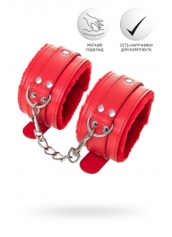 Красные оковы Anonymo из искусственной кожи - ToyFa - купить с доставкой в Волгодонске