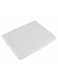 Белая виниловая простынь Vinyl Bed Sheet - Orion - купить с доставкой в Волгодонске