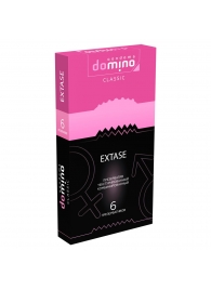 Презервативы с точками и рёбрышками DOMINO Classic Extase - 6 шт. - Domino - купить с доставкой в Волгодонске