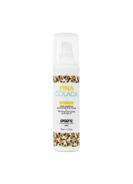 Разогревающее массажное масло с ароматом пина колада Gourmet Pina Colada - 50 мл. - Exsens - купить с доставкой в Волгодонске