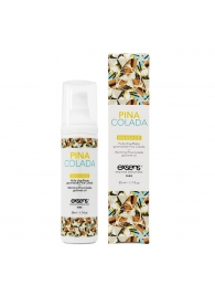 Разогревающее массажное масло с ароматом пина колада Gourmet Pina Colada - 50 мл. - Exsens - купить с доставкой в Волгодонске