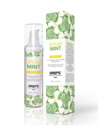 Разогревающее массажное масло Gourmet Spearmint Organic с органическими ингредиентами - 50 мл. - Exsens - купить с доставкой в Волгодонске
