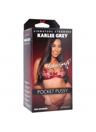 Мастурбатор-вагина Karlee Grey ULTRASKYN Pocket Pussy - Doc Johnson - в Волгодонске купить с доставкой