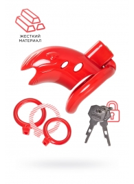 Красный мужской пояс верности из пластика - ToyFa - купить с доставкой в Волгодонске