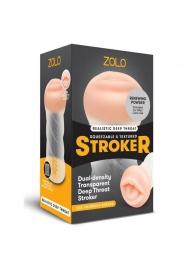 Мастурбатор-ротик ZOLO DEEP THROAT - Zolo - в Волгодонске купить с доставкой