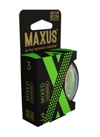 Презервативы в пластиковом кейсе MAXUS AIR Mixed - 3 шт. - Maxus - купить с доставкой в Волгодонске