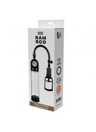 Прозрачная вакуумная помпа с манометром Deluxe Penis Pump - Dream Toys - в Волгодонске купить с доставкой