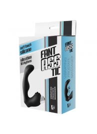 Черный вибромассажер простаты FantASStic Vibrating Prostate Massager - 11,3 см. - Dream Toys - в Волгодонске купить с доставкой
