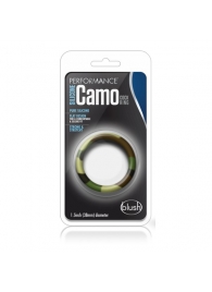 Эрекционное кольцо камуфляжной расцветки Silicone Camo Cock Ring - Blush Novelties - в Волгодонске купить с доставкой
