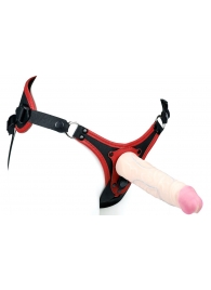 Пояс унисекс UNISEX Style с 2 насадками - LOVETOY (А-Полимер) - купить с доставкой в Волгодонске
