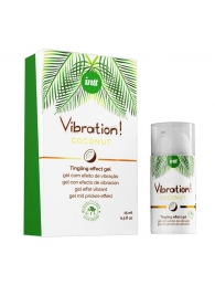 Возбуждающий гель с ароматом кокоса Vibration Coconut - 15 мл. - INTT - купить с доставкой в Волгодонске