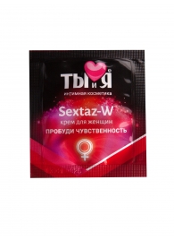 Возбуждающий крем для женщин Sextaz-W в одноразовой упаковке - 1,5 гр. - Биоритм - купить с доставкой в Волгодонске