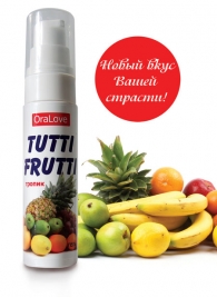 Гель-смазка Tutti-frutti со вкусом тропических фруктов - 30 гр. - Биоритм - купить с доставкой в Волгодонске