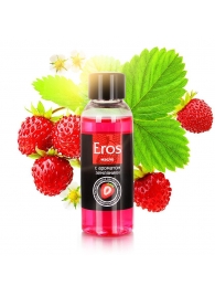 Массажное масло Eros fantasy с ароматом земляники - 50 мл. - Биоритм - купить с доставкой в Волгодонске