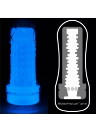 Светящийся в темноте мастурбатор Lumino Play Masturbator Ribbed - Lovetoy - в Волгодонске купить с доставкой