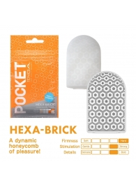 Карманный мастурбатор HEXA-BRICK - Tenga - в Волгодонске купить с доставкой
