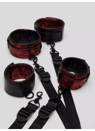 Изысканный набор фиксаций на кровати Reversible Under Mattress Restraint Set - Fifty Shades of Grey - купить с доставкой в Волгодонске